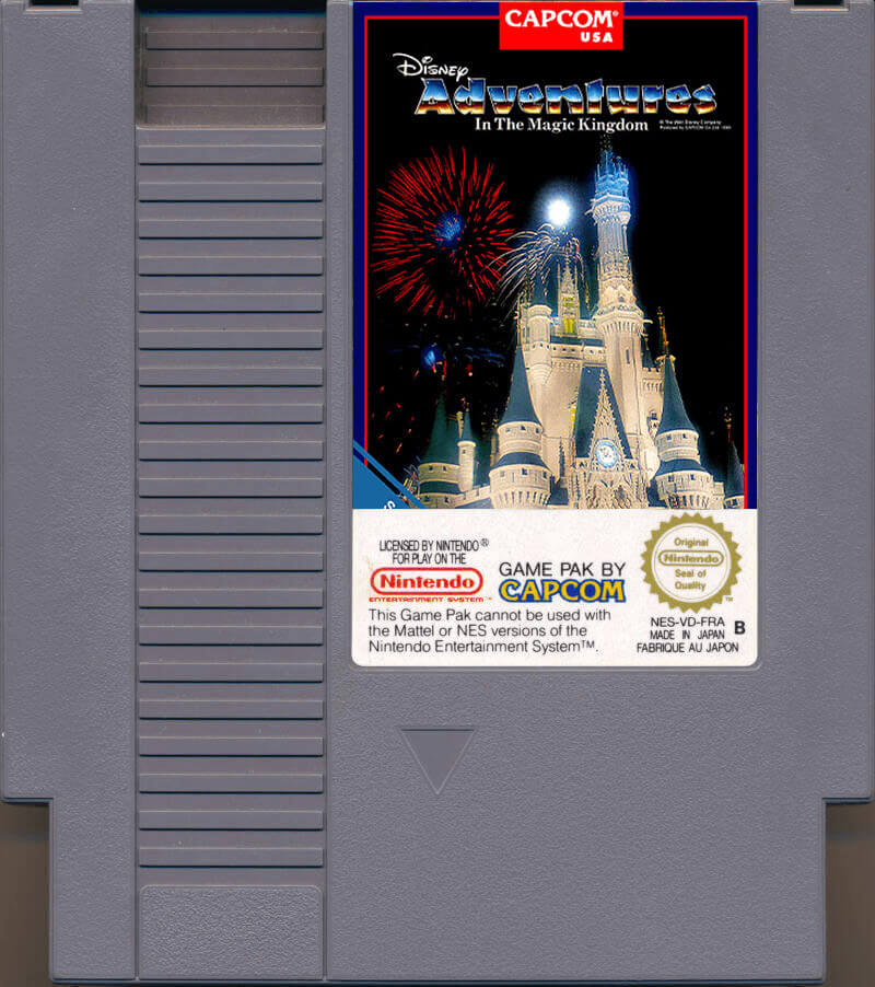 Лицензионный картридж Adventures in the Magic Kingdom для NES